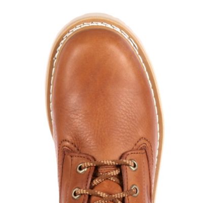 Image showing  Men's Round Toe Lace-Up Wedge Work Boots, 6 in.