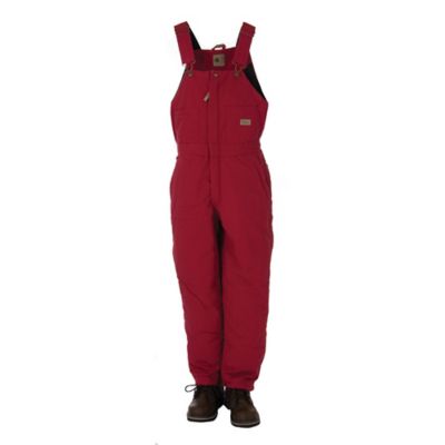 Berne Women's Sanded/Washed Duck Lined Insulated Bib Overalls
