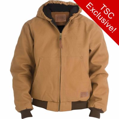 C.E. Schmidt Men's Duck Quilt-Lined Insulated Hooded Jacket - For Life ...