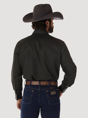 Image showing  Men's Cowboy Cut Western Firm Finish Work Shirt