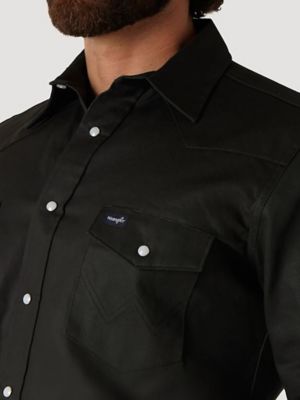 Image showing  Men's Cowboy Cut Western Firm Finish Work Shirt
