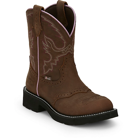 Justin Women's Gemma Gypsy Cowgirl Collection Boots, Aged Bark, 8 in.