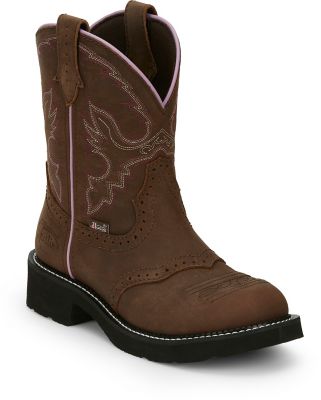 Image showing  Women's Gemma Gypsy Cowgirl Collection Soft Toe Boots, 8 in., Aged Bark