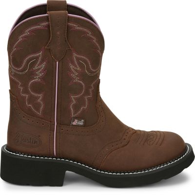 Image showing  Women's Gemma Gypsy Cowgirl Collection Soft Toe Boots, 8 in., Aged Bark