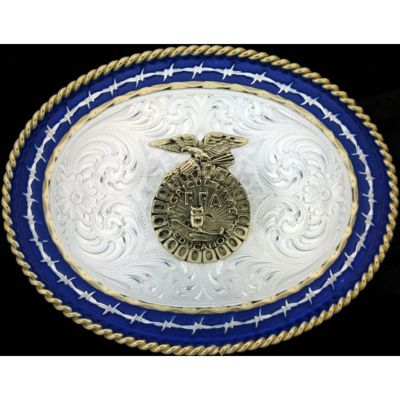 Montana Silversmiths Menâ€™s Ffa Belt Buckle | Dazzlepoint