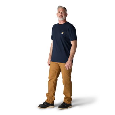 Image showing 4 th Carhartt Men's Iconic K87 Loose Fit Heavyweight Short-Sleeve Pocket T-Shirt