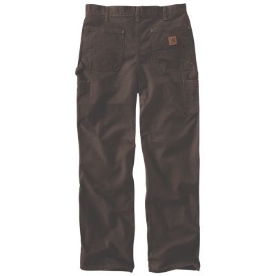 Image showing 1 th Carhartt Men's Loose Straight Washed Duck Double-Front Dungaree