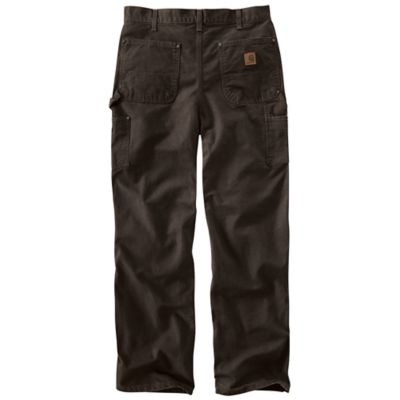 Image showing  Men's Loose Straight Washed Duck Double-Front Dungaree