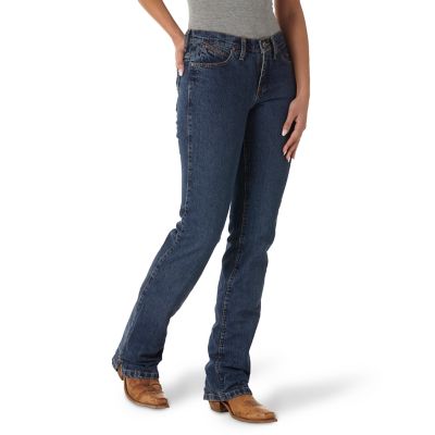 Wrangler Women's Classic Fit Mid-Rise Ultimate Riding Jeans, Cash