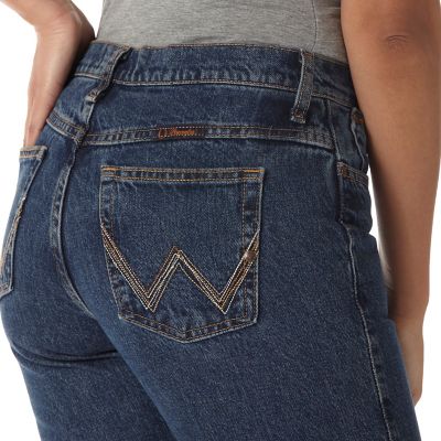 Image showing 3 th Wrangler Women's Classic Fit Mid-Rise Ultimate Riding Jeans, Cash