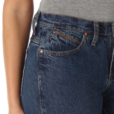 Image showing 4 th Wrangler Women's Classic Fit Mid-Rise Ultimate Riding Jeans, Cash