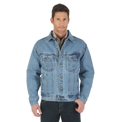 mens wrangler denim jacket