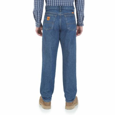 Wrangler Men's FR Flame-Resistant Hi-Vis Relaxed Fit Mid-Rise Riggs ...