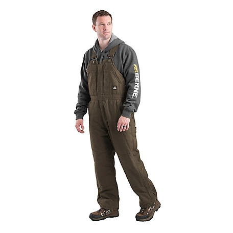 Berne Men's Washed Duck Quilt-Lined Insulated Bib Overalls at Tractor  Supply Co.