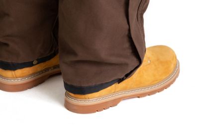 Image showing 5 th Berne Men's Washed Duck Quilt-Lined Insulated Bib Overalls