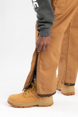 Image showing 2 th Berne Men's Quilt-Lined Duck Insulated Bib Overalls