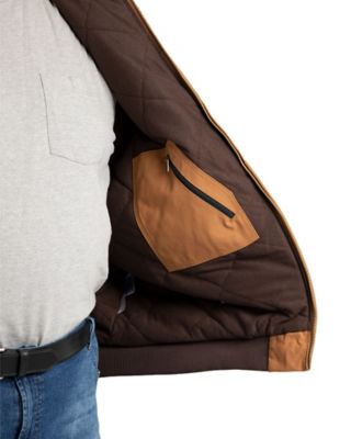 Image showing 4 th Berne Men's Heritage Duck Hooded Active Work Jacket