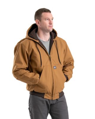 Image showing  Men's Heritage Duck Hooded Active Work Jacket