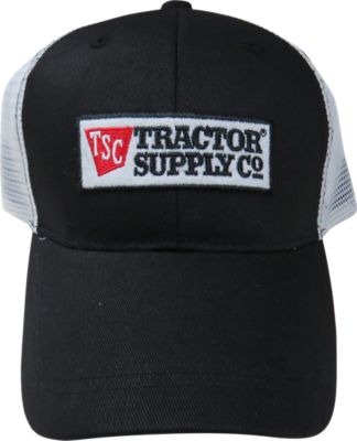Tractor Supply Mesh Twill Trucker Cap, Black