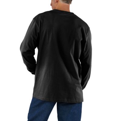 Image showing  K126 Men's Loose Fit Long-Sleeve Workwear Pocket T-Shirt