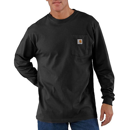 Carhartt Workwear Pocket Long Sleeve T-Shirt (Black) S