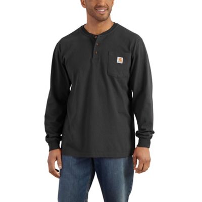 Carhartt Men's K128 Workwear Long-Sleeve Pocket Henley Shirt