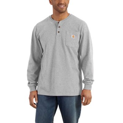 Carhartt K128 Long-Sleeve Workwear Pocket Henley Shirt