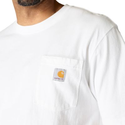 Image showing 2 th Carhartt Men's Iconic K87 Loose Fit Heavyweight Short-Sleeve Pocket T-Shirt