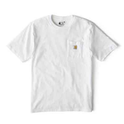 Image showing 0 th Carhartt Men's Iconic K87 Loose Fit Heavyweight Short-Sleeve Pocket T-Shirt