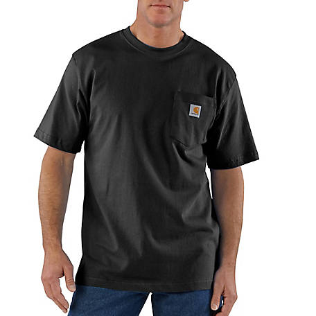 Regular and Big /& Tall Sizes Carhartt Mens K87 Workwear Pocket Short Sleeve T-Shirt