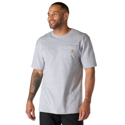 Image showing 1 th Carhartt Men's Iconic K87 Loose Fit Heavyweight Short-Sleeve Pocket T-Shirt