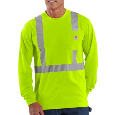 Carhartt? Men’s High-visibility Class 2 Long Sleeve Work-dry? T-shirt ...