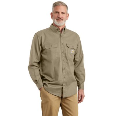 Carhartt Men's Flame-Resistant Classic Twill Work Shirt