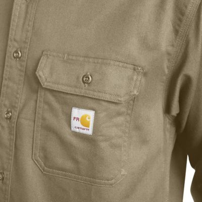 Image showing 2 th Carhartt Men's Flame-Resistant Classic Twill Work Shirt