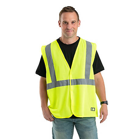 Berne Men's Hi-Vis Economy Safety Vest, HVV042YW at Tractor Supply Co.