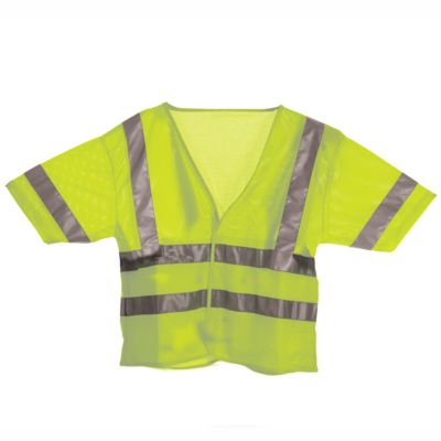 Berne Men's Short-Sleeve Hi-Vis Safety Vest