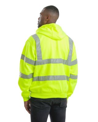 Image showing  Men's Hi-Vis Class 3 Thermal-Lined Hooded Sweatshirt
