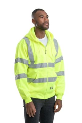 Image showing  Men's Hi-Vis Class 3 Thermal-Lined Hooded Sweatshirt