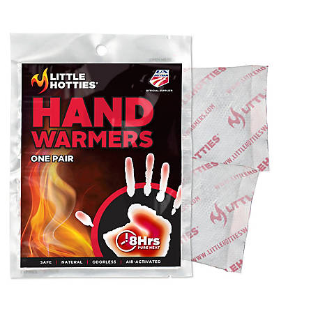 2 Pairs of Little Hotties Hand Warmers for Outdoors Sports Camping and Hiking 