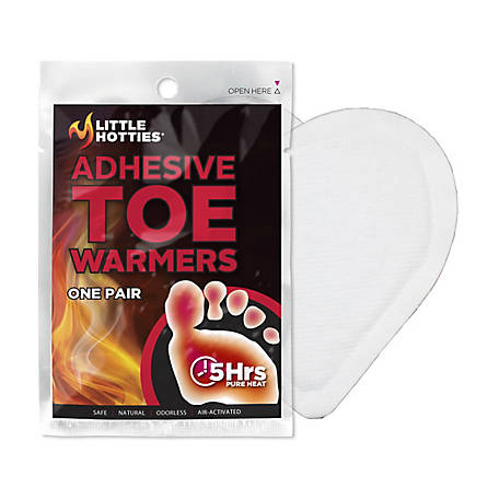 5 pack Little Hotties Toe Warmers Cold Winter Feet 5 Hours Pairs Pure Heat 