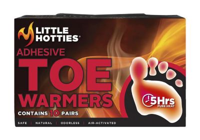 Little Hotties Adhesive Toe Warmers Box of 30 Pairs Bulk Pack 5 Hours Heat