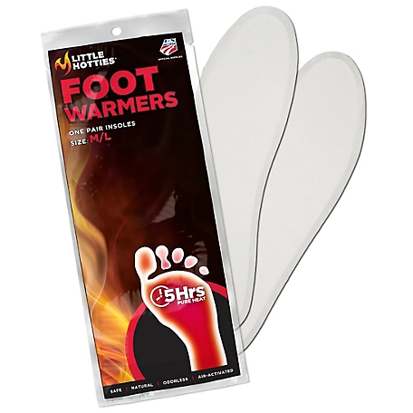 Little Hotties Foot Warmers, Up to 5 Hours of Heat, 2-Pack