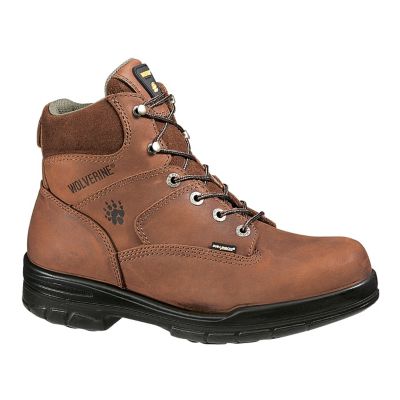 Wolverine Men's DuraShocks Slip-Resistant Steel Toe Work Boots, 6 in