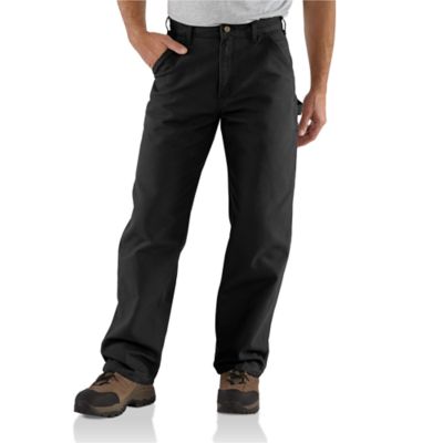 Carhartt Men's Loose Fit High-Rise Washed Duck Work Dungaree Pants