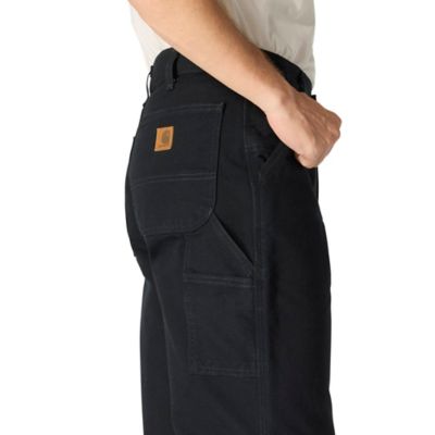 Image showing  Men's Loose Fit High-Rise Washed Duck Work Dungaree Pants
