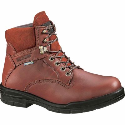 Image showing 0 th Wolverine Men's Soft Toe DuraShocks Slip-Resistant Leather Carb Work Boots, 6 in.