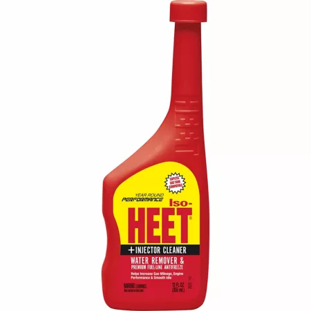 HEET 12 fl ounces Premium Antifreeze Water Remover and Injector Cleaner for Fuel Lines Fuel Additives