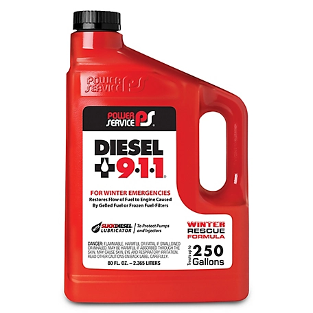 Power Service 80 oz. Diesel 911 Fuel Additive for Winter Emergencies