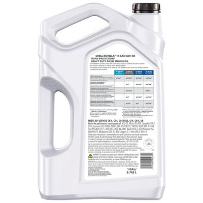 Image showing  1 gal. SAE 15W-40 T4 Triple Protection Heavy-Duty Motor Oil
