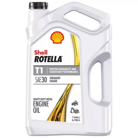 Shell 1 gal SAE 30 Rotella T1 Heavy Duty Engine Oil Motor Oils